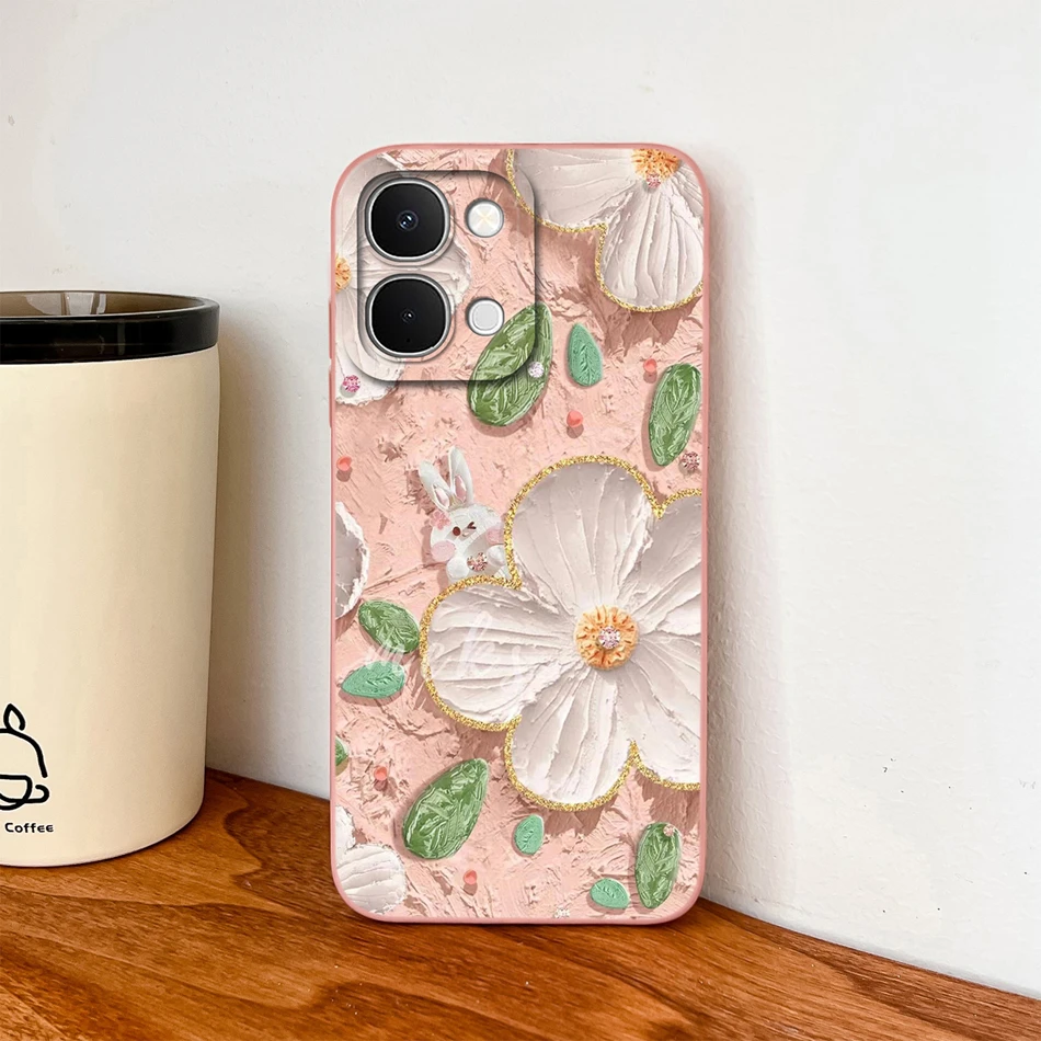 Coconut Tree Soft Smooth Liquid Silicone Phone Case - Full Protection Back Cover