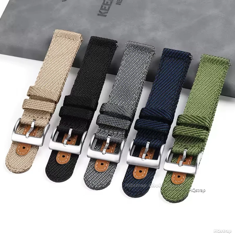 Universal Nylon Sport Watch Strap - Quick Release Canvas Band