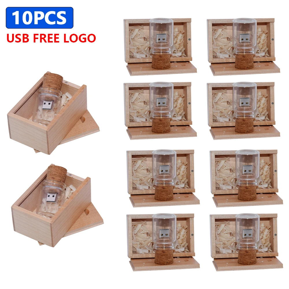 10개/묶음 드리프트 병 USB 플래시 드라이브 128GB 도매 펜드라이브 64G..