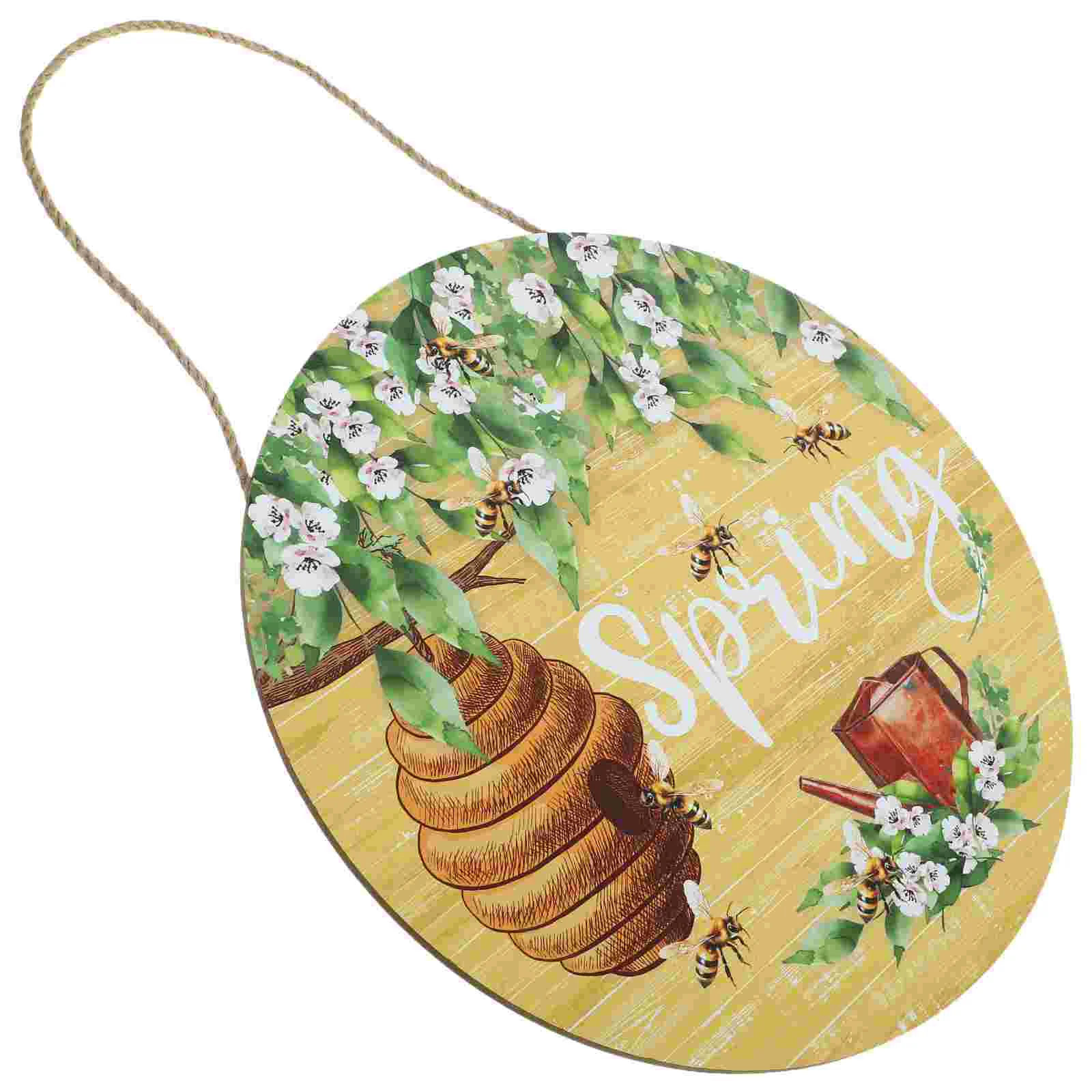

Pastoral Door Hanging House Decorations for Home Spring Wall Plaque Sign Farmhouse Front