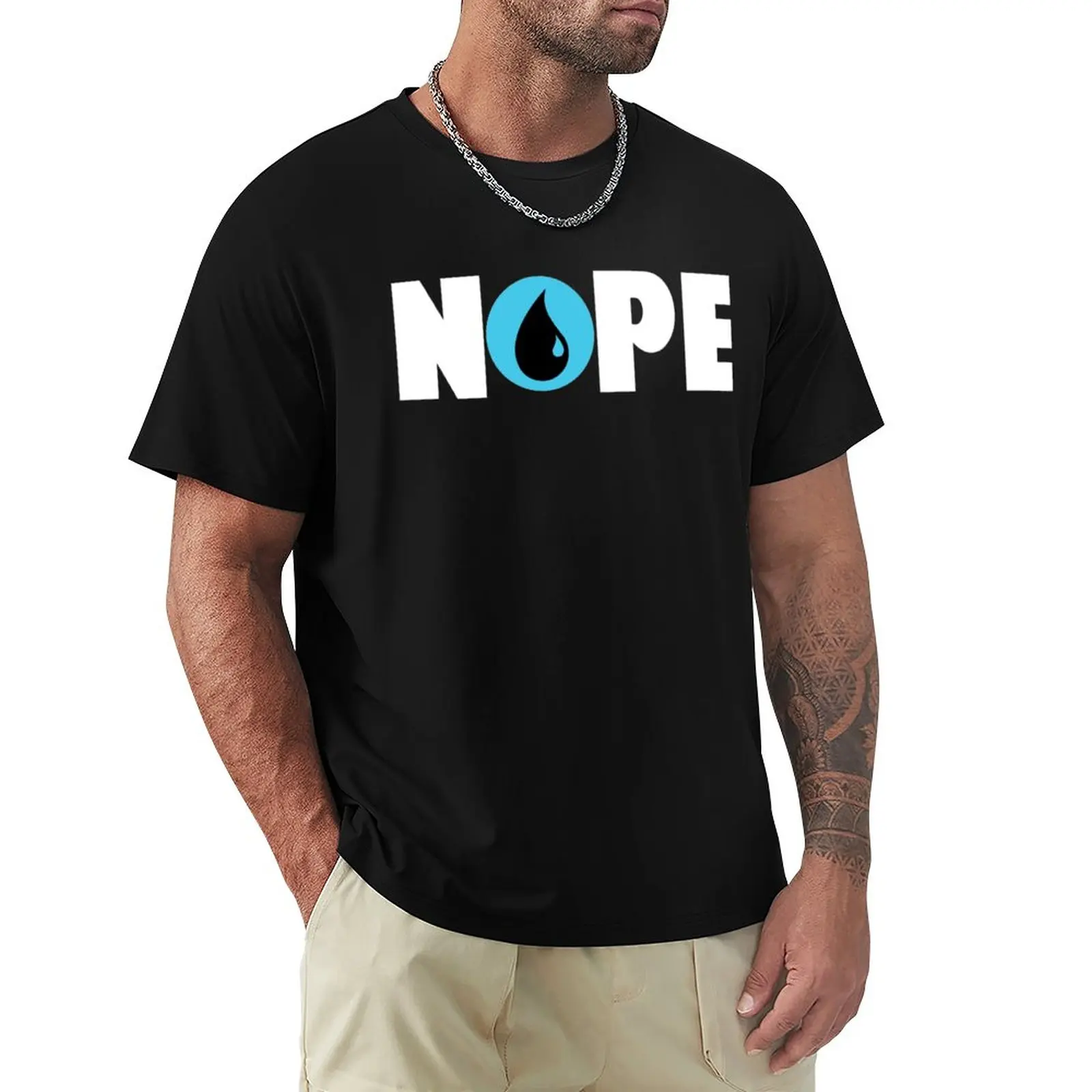 

NOPE MANA T-Shirt Short sleeve tee hippie clothes plain t shirts men