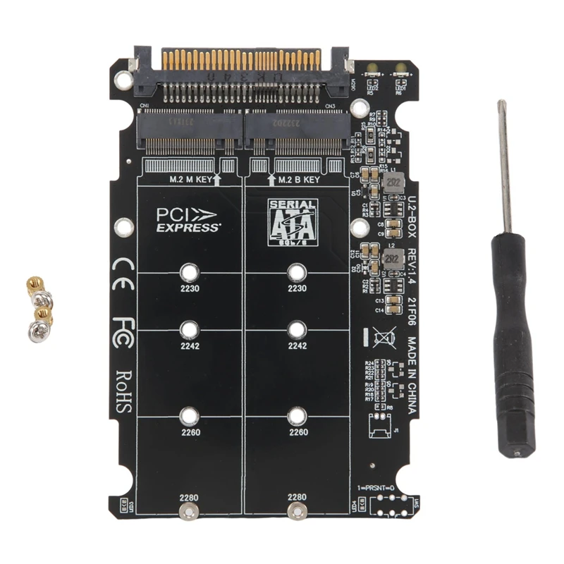 

Адаптер Nvme SATA U2PCB M.2 NVME SSD Key M Key B SSD на U.2