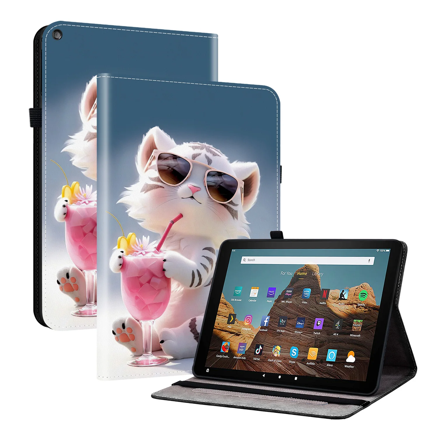 Premium Leather Tablet Cover - Elegant Design