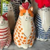 1PC Vase | Resin Crafts Polka Dot Cat Vase For Cat Lovers 4