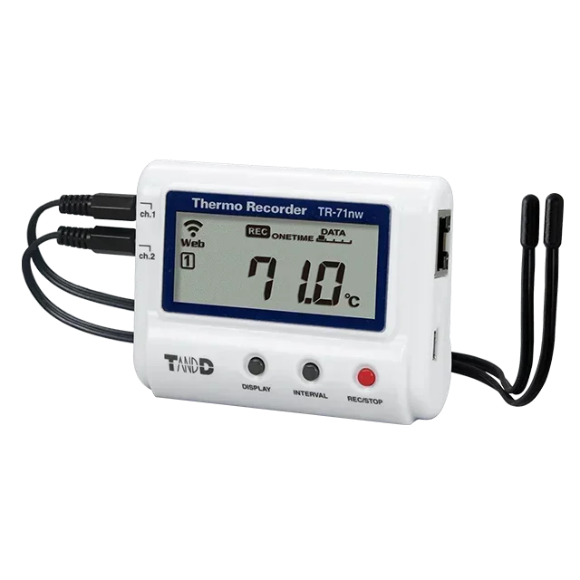 

T&D TR-71nw 2 Channel Wired-LAN Temperature Data Logger