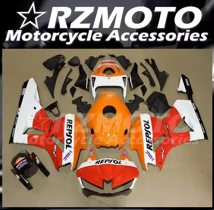 

4Gifts New ABS Motorcycle Fairings kit Fit For HONDA CBR600RR F5 2013 2014 2015 2016 2017 2018 Bodywork Set Red Orange