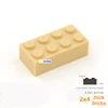 80pcs Bulk Building Blocks Thick Figures Bricks 2x4 Dots Educational Creative Size Compatible With 3001 Plastic Toy for Children 4