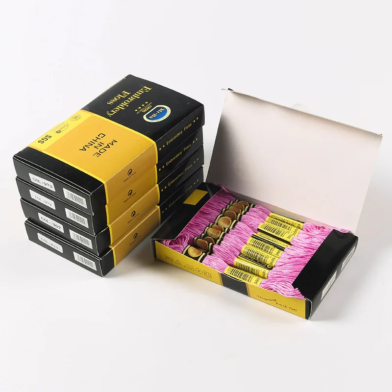 유사한 DMC 크로스 스티치 면 자수 실, 실 바느질 타래, 공예 크로스 스티치 실, 24PCs