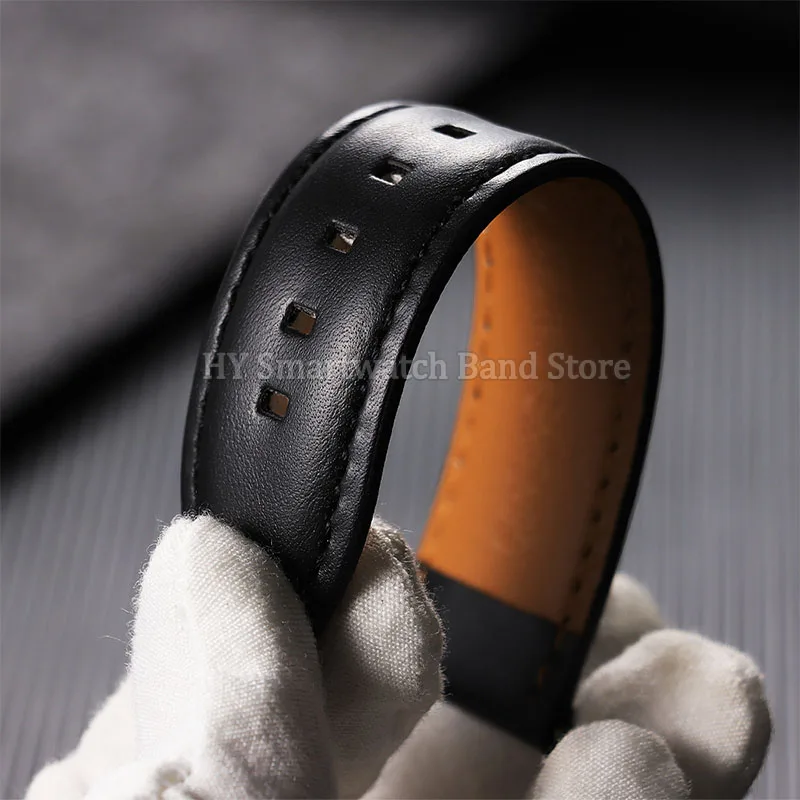 Vintage Brown Cowhide Leather Watch Band with Pin Buckle and Quick Release - Multiple Sizes Available