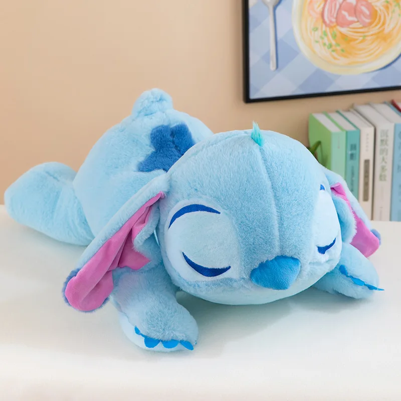 35/65cm Lilo and Stitch Disney Plush Toys Crouching Style Pixar Anime Plushie Stich Dolls Pillow Soft Stuffed Gift for Children 3