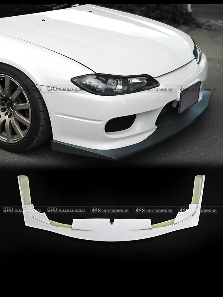 For S15 Silvia GT Spec Front Bumper Lip for Nissan - Not for Spec