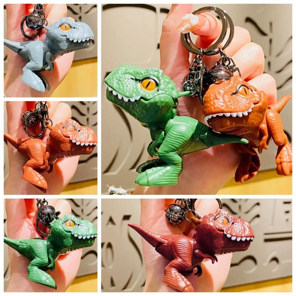 Tyrannosaurus Rex Doll Tyrannosaurus Rex Doll Portachiavi Simulato Dinosaur Cartoon Dinosaur Rex Bite Hand Keychain