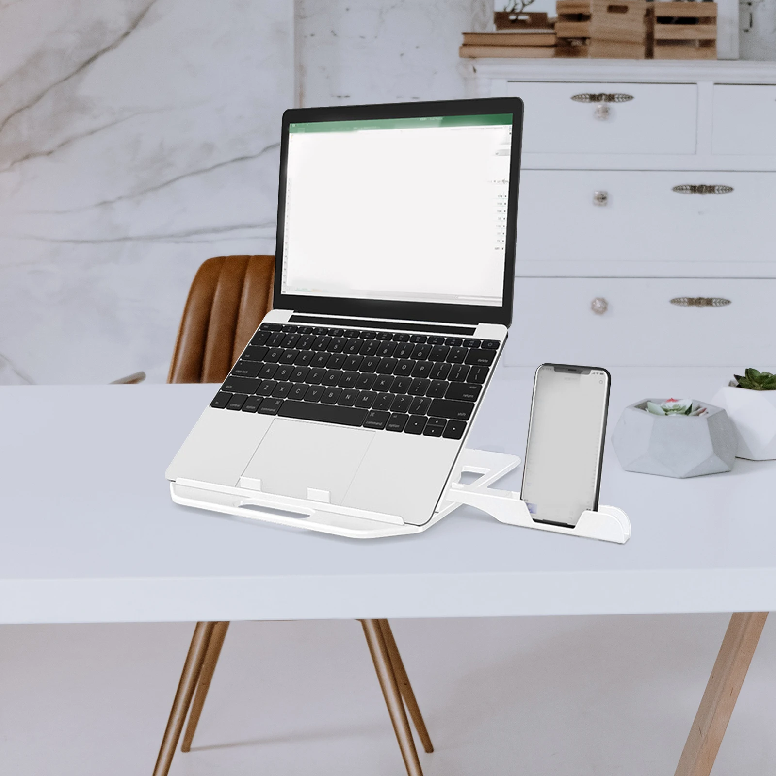 노트북 스탠드 사무용품 트레이 여행용 모바일 알루미늄 합금 컴퓨터 책상용 홀더