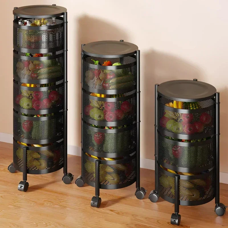 Cucina Isole Carrello Ruote Portaoggetti Trasporto Utility Carrello Carrello Carrello Drogheria Verdure Carro Cocina Mobili Da Cucina