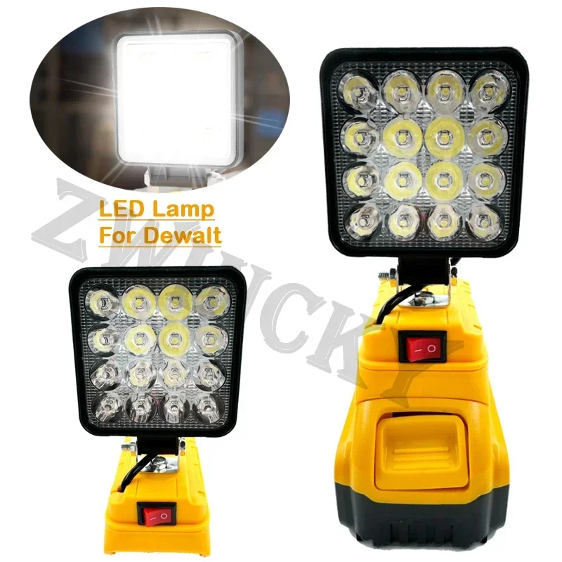 3-Inch Portable LED Spotlight for Dewalt Battery