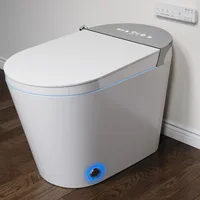 Smart Toilet with Bidet Built in, Auto Open & Close, Foot Sensing Bidet Toilet Combo with Auto Flush,Elongated Heated Bidet Seat 1