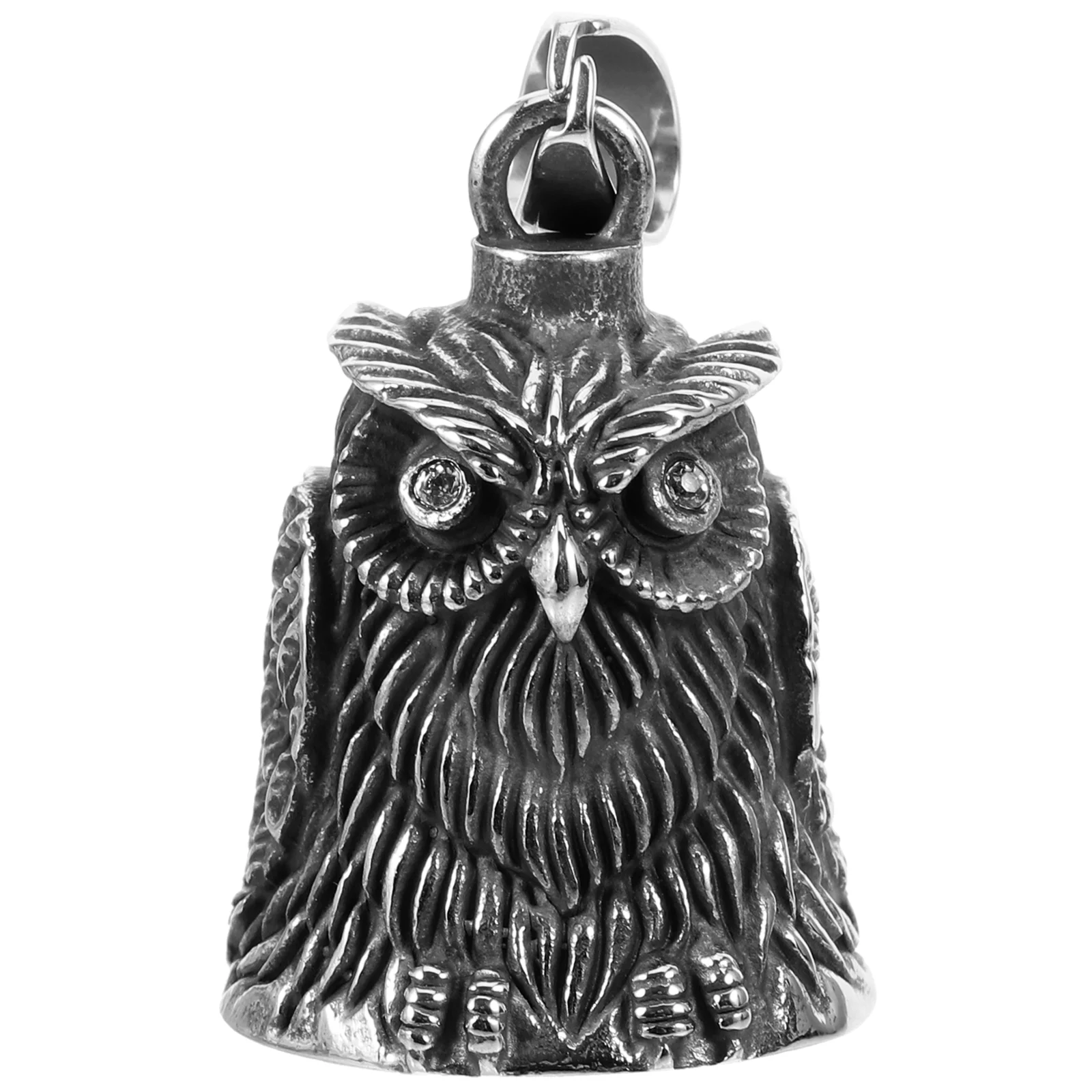Motorcycle Bells Owl Guardian Bell Owl Motorcycle Good Luck Bell Biker Guardian Riding Bells Hanger Or Keychain