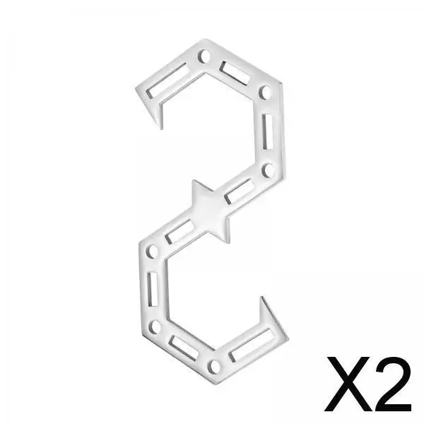 

2xS крючок S-образной формы, подвесной крючок для кухонной кастрюли, вешалка для сковородок, Органайзер