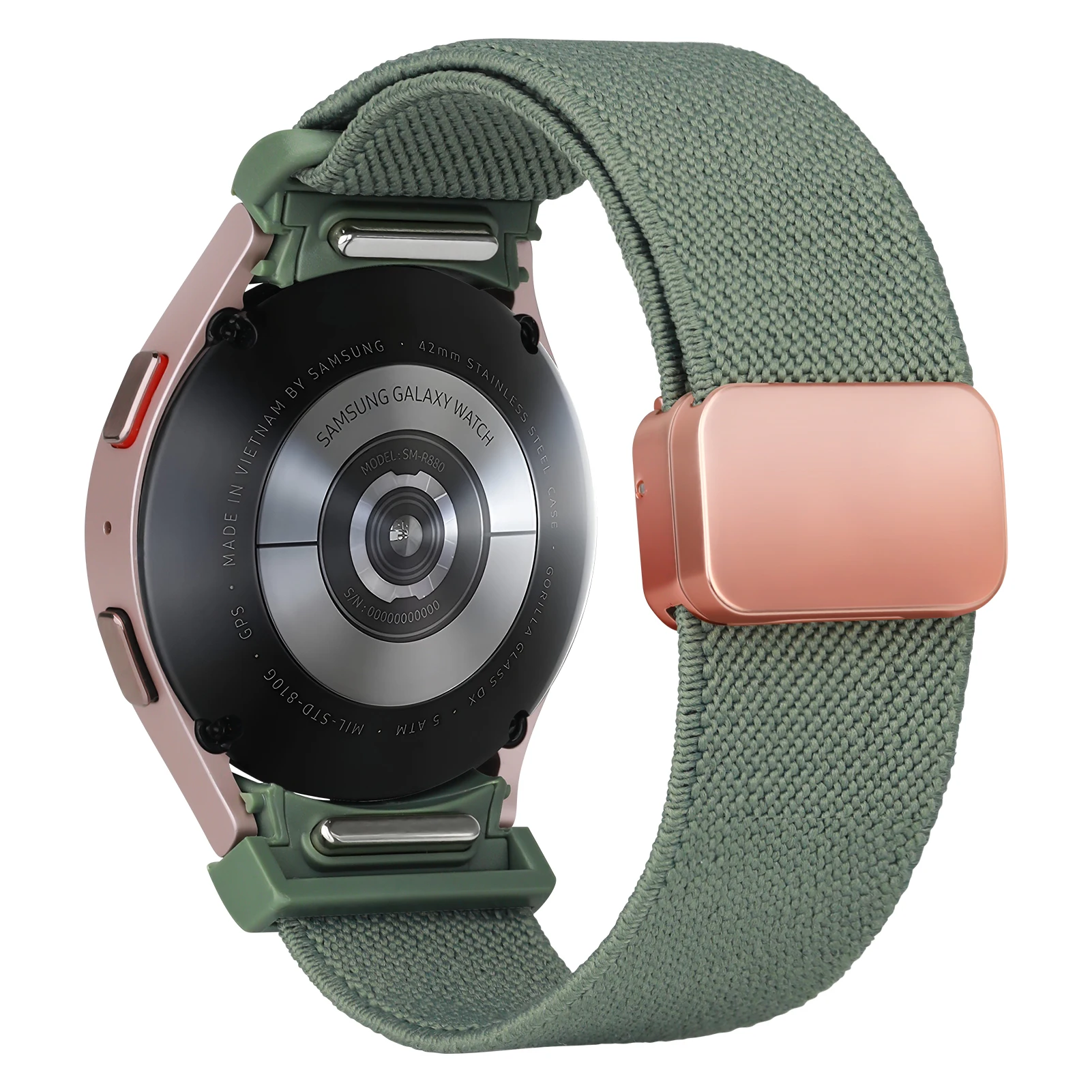 Magnetic Nylon No-Gap Watch Band Bracelet