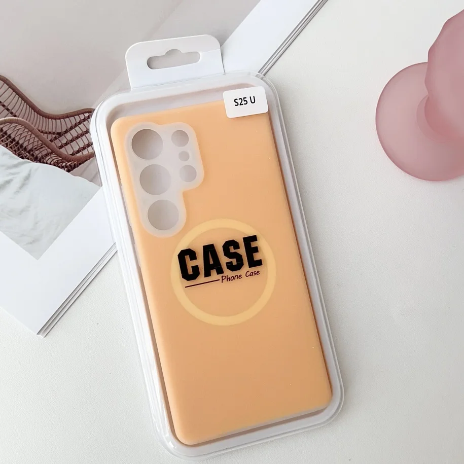 Solid Color Jelly Silicone Magnetic Lens Protection Case with Box