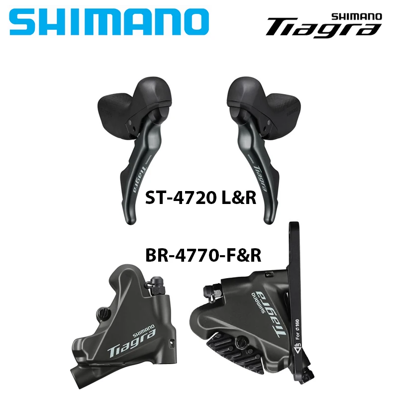 油圧式フロントおよびリアディレイラーセット,2x10スピード,SHIMANO
