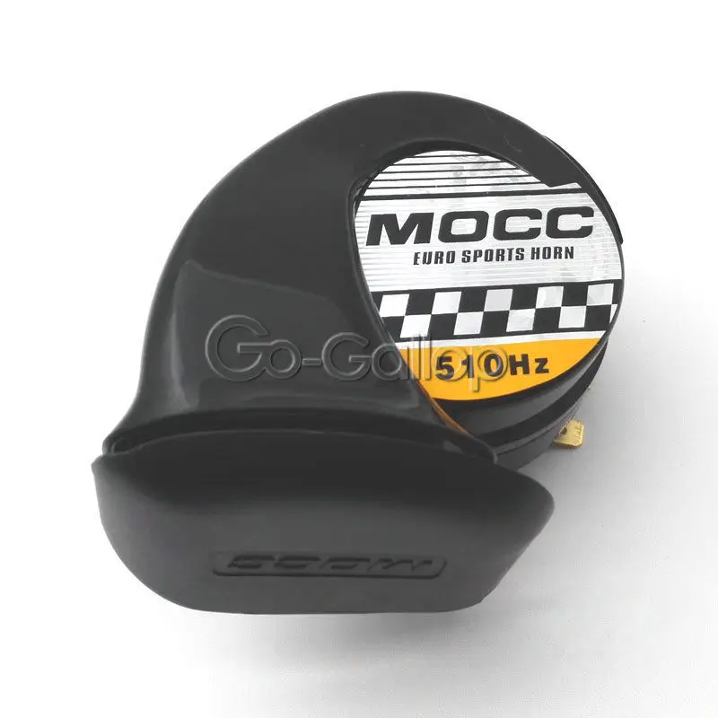 Motorcycle Black Sports Horn For Harley Dyna Sportster XL 1200 883 Street Glide