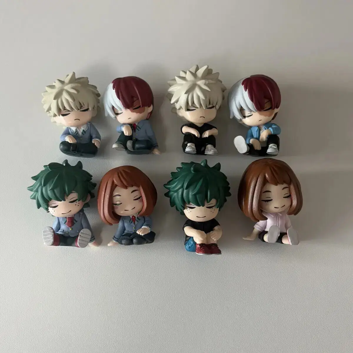4 teile/satz My Hero Academia Tokyo Revengers Nette Schlafen PVC Action Figure Spielzeug