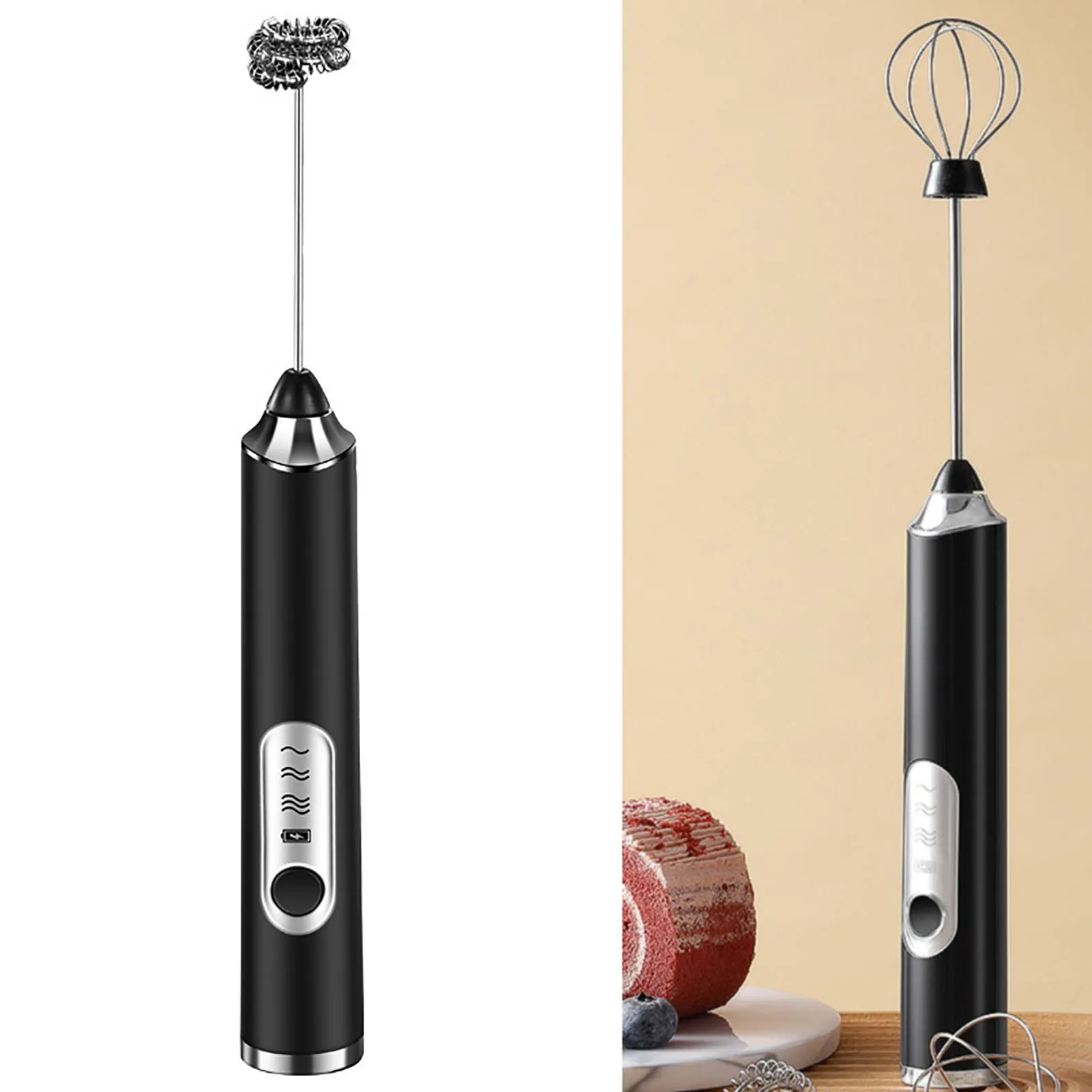 Wireless Electric Milk Frother Egg Beater Handheld Coffee Blender Milk Shaker Mixer Foamer Food Blender 5