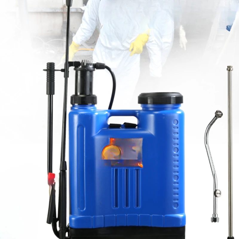 Manual air pressure agricultural household spray high fruit trees, backpack pesticide spraying and flower watering