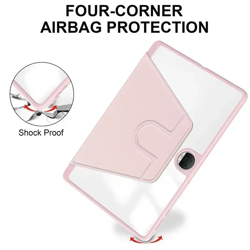 Premium 360° Rotating Leather Tablet Case - Shockproof & Stylish