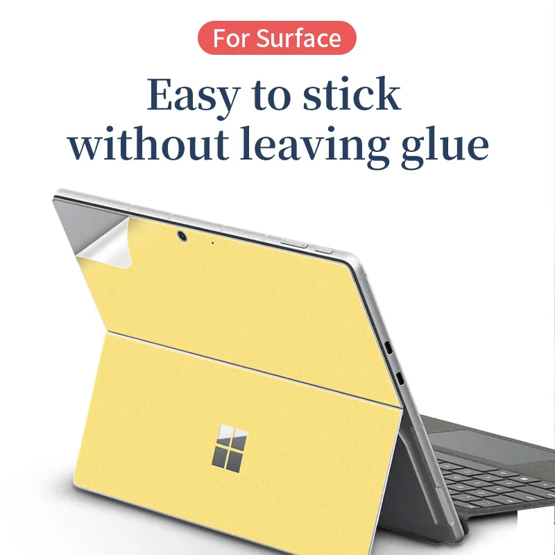 Adesivo In Vinile Scolorimento Per Microsoft Surface Pro 9/8/7/6/5/4/3 Surface Pro X Go 3/2 Cover Posteriore Decalcomania Del Corpo Protezione Della P