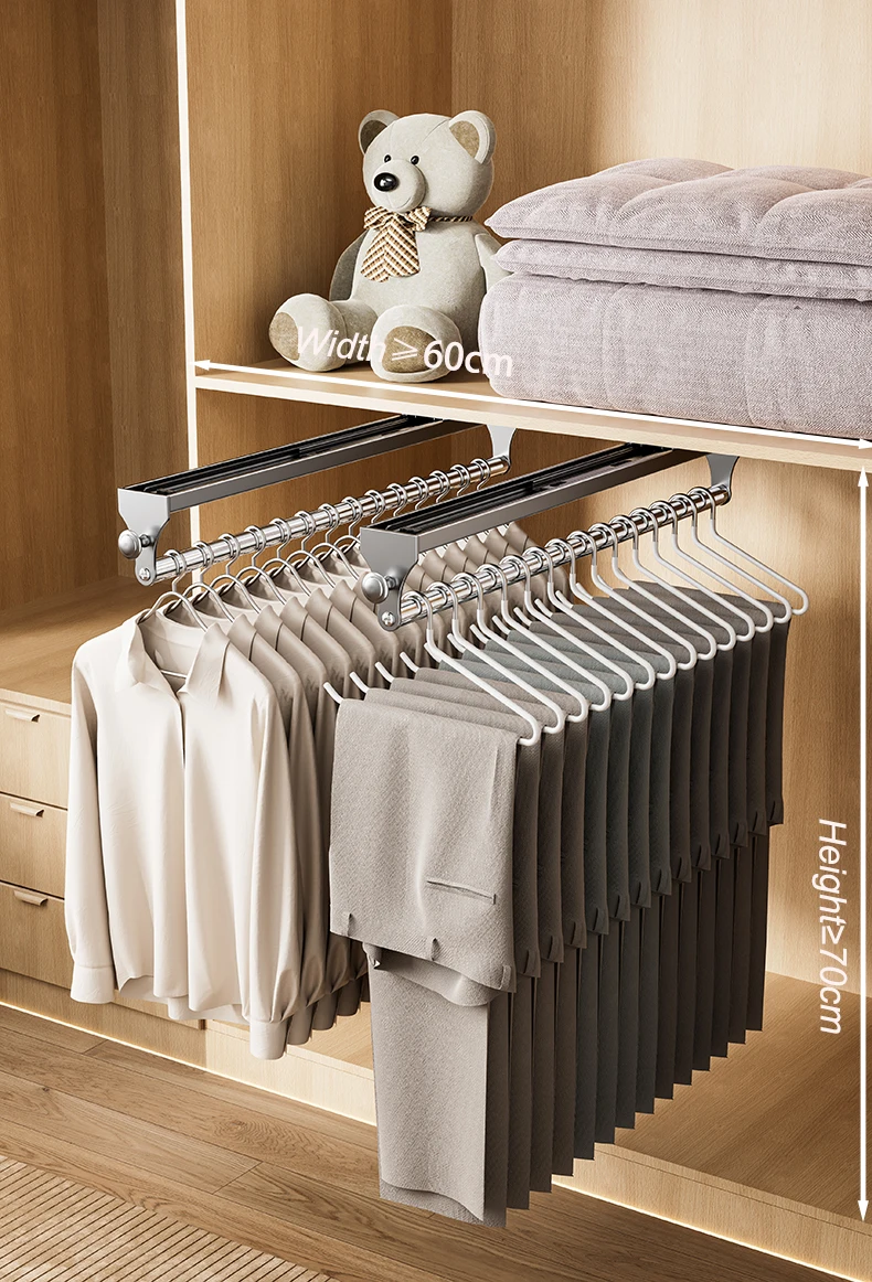 Non-Slip Trouser Hanger Close-up