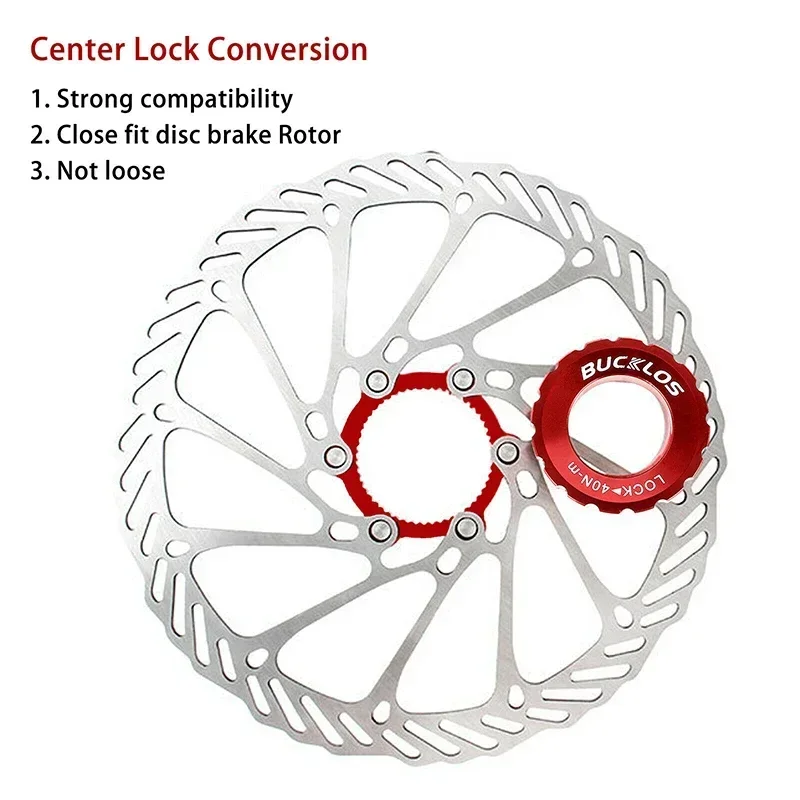 Centerlock Lockring Adapter Bicycle Center Lock Disc Rotor Lock Cover Ring Conve