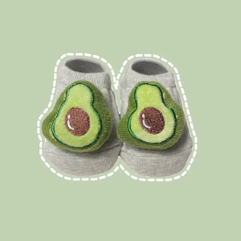 Baby Toddlers Home Floor Non-slip Dispensing Socks Cartoon Doll Cotton Socks for 0-3Y Girls Boys Kids Newborn Infant Clothes 4