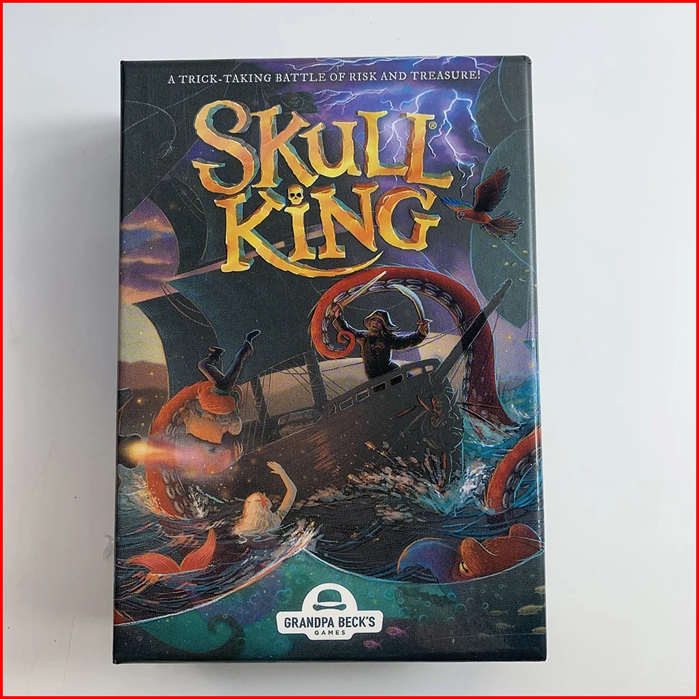 Grandpa Beck's Games Skull King - The Ultimate Pirate Trick Taking Game Cover Your Assets & Cover Your Kingdom | 2-8 Players 8+