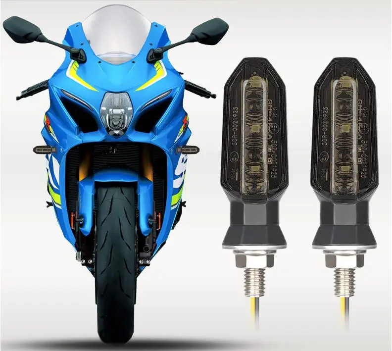 ตัวเลือกสินค้า ไฟเลี้ยว LED 12V สีเหลืองอมส้ม สำหรับรถจักรยานยนต์
