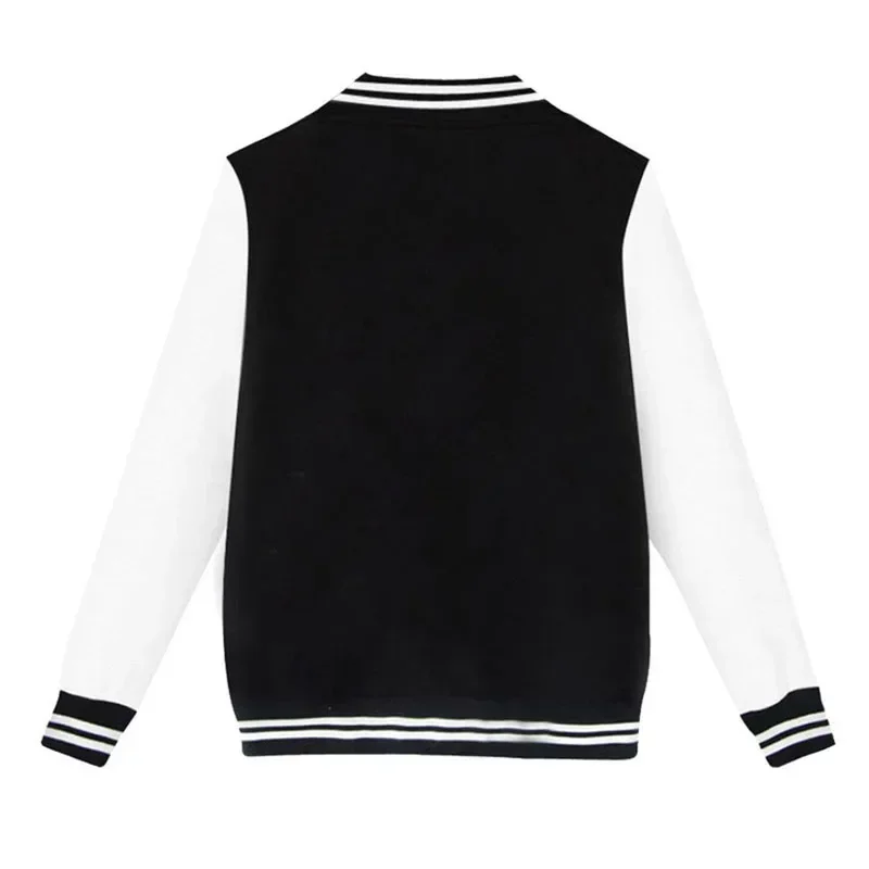 Sailor JP Anime Moon Print Baseball Jacket Men Clothing Women Streetwear Fleece Bomber Jackets for Kids Winter Coats 3
