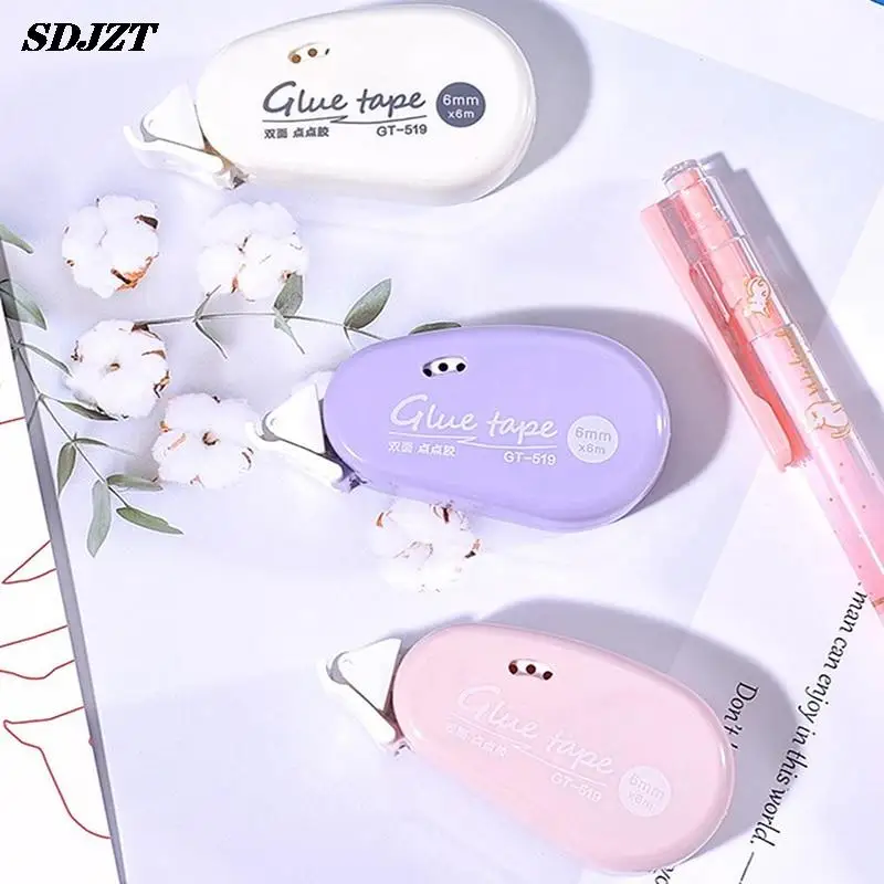 Double Sided Adhesive Dots Glue Tape DIY Scrapbooking Collage Photo Album School Stationery Supplies Roller Tape