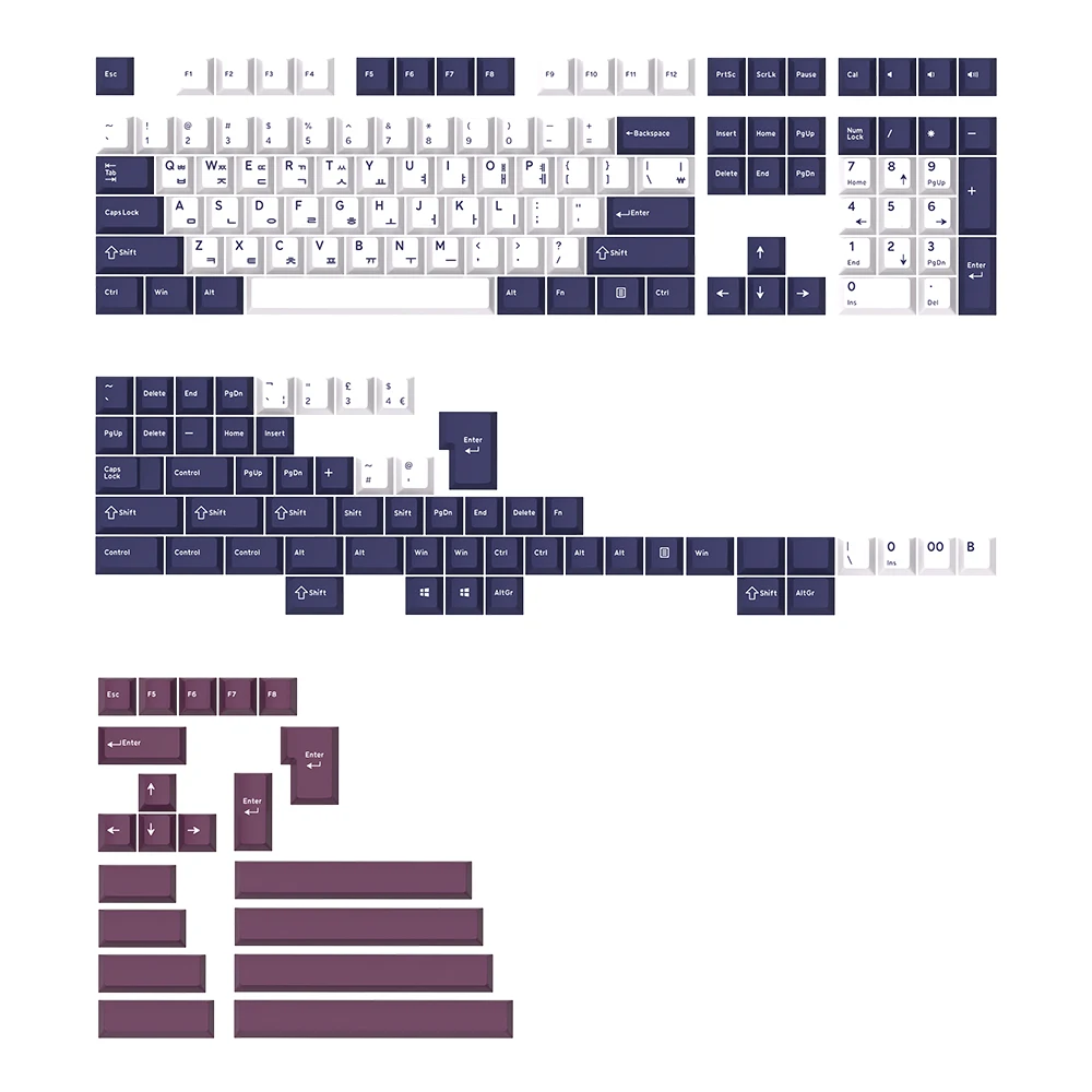 Mobius Keycap Grupo Pbt Doubleshot Perfil Cereja para Gaming Teclado Mecânico Laser Hebraico Tailandês Irlandês e México Alice gj - Imagem 4
