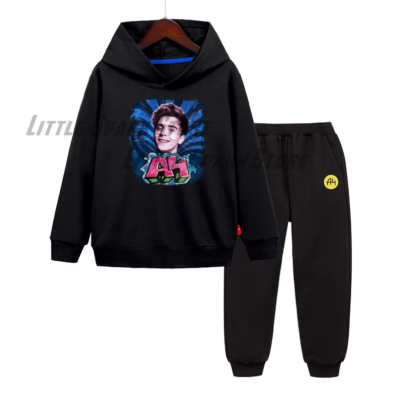 

Merch Vlad A4 Kids Sweatshirts Suit a4 Бумага Baby Boys Clothes For Autumn New Children's Clothing Pants Kids Hoodies Sweatshirt