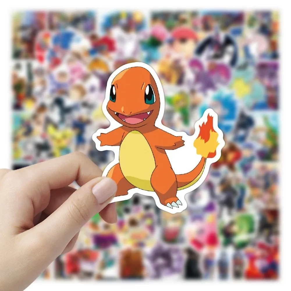 Anime stickers 50/100Pcs Game Smash Pokemon Mario Kirby Stickers
