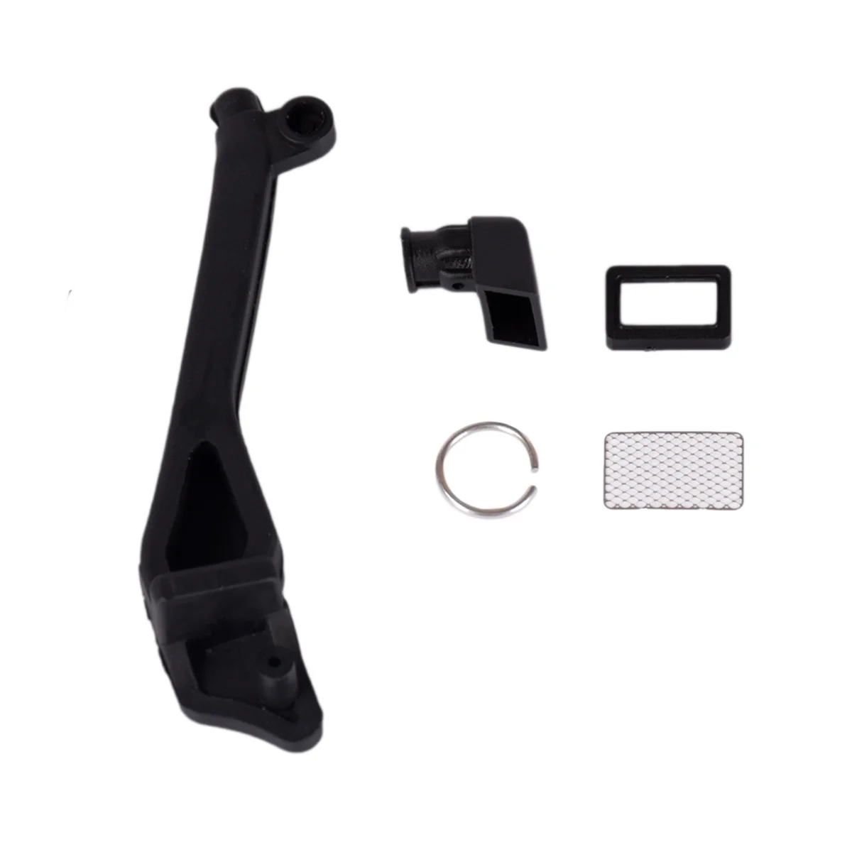BAAU 3X Black Rubber Snorkel for 1/10 RC Crawler Car -4 TRX4 T4 Accessories