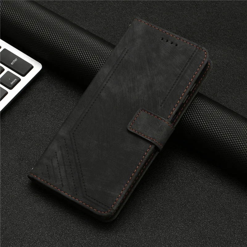 Leather Flip Wallet Phone Case - Elegant and Durable Design
