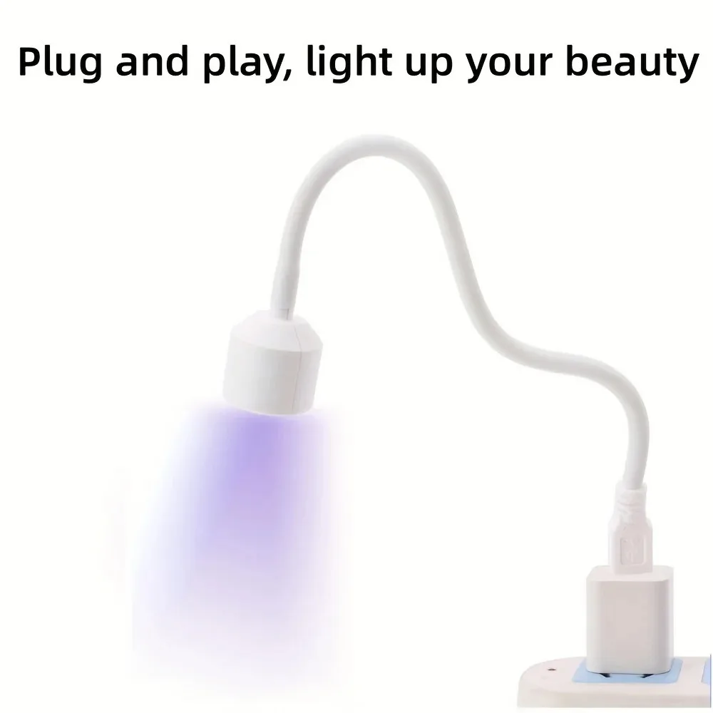 Nail Drying Lamp Mini USB UV/LED For Gel Nails Adjustable Foldable Convenient Quick Dry Art Manicure Tool