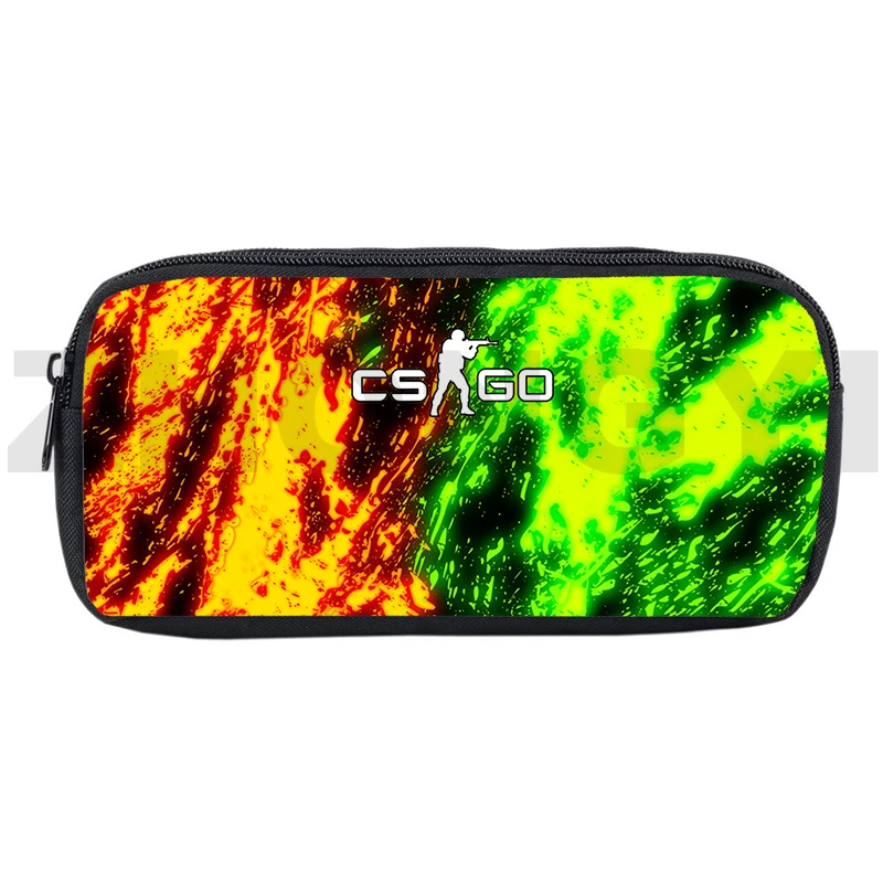 3D 게임 CS GO 연필 케이스 애니메이션 CSGO 펜 가방, 학생 문구 보관 가방, 여성 남성 화장품 가방, 메이크업 파우치, 사무용품