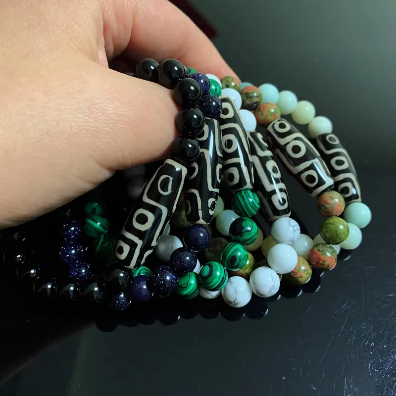 Bracelet Jewelry Retro Healing Tibetan Dzi Agates Bracelets