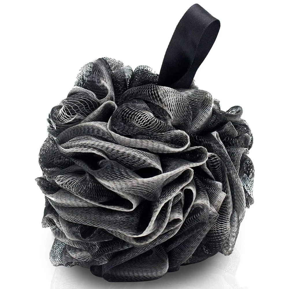 Ball Bath Sponge Bathroom Home Accessories Parts Shower Washcloths Adult Body Wash Brush Clean Exfoliating Large 4