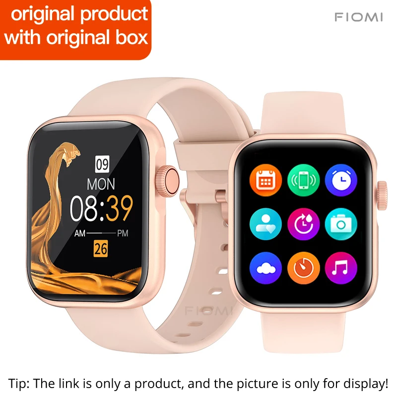 FIOMI L201 Women Smart Watch Bluetooth Call Custom Dial Touch Waterproof newMen Smartwatch For Android IOS Sports Fitness Tracke 