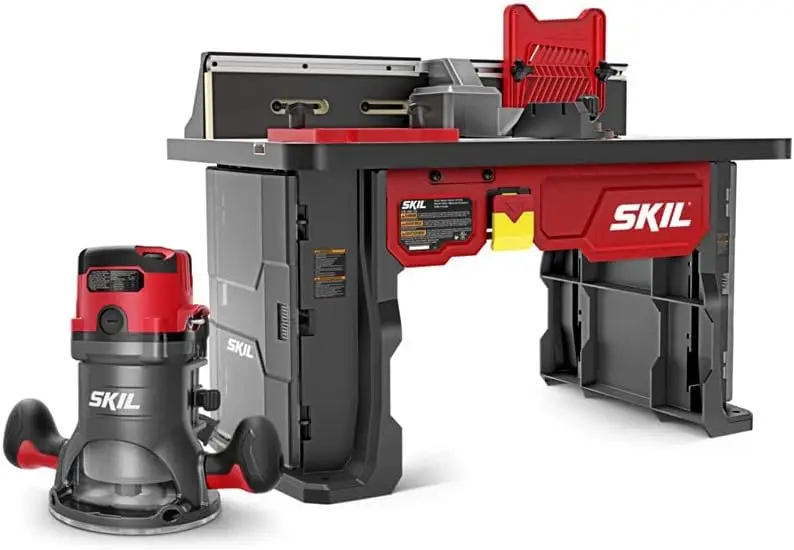 

SKIL RT1323-01 Router Table & 10Amp Fixed Base Router Kit 2.0 HP Motor Provides Smooth & Accurate Routing From Start To Finish