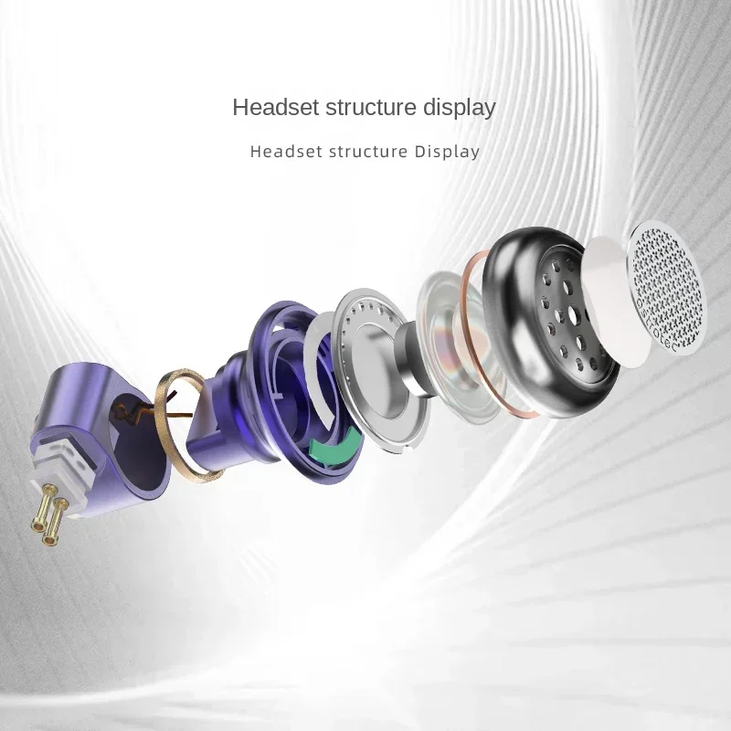Astrotec Lyra Clover/Limited Flagship Flat Headset Hifi Wired Earphone Flat Head Plug Earburd Metal Music Headphones 6